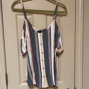 Torrid Cold Shoulder Top